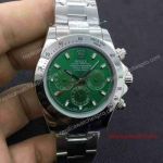 Knockoff Rolex Cosmograph Daytona Watch Stainless Steel Green Dial